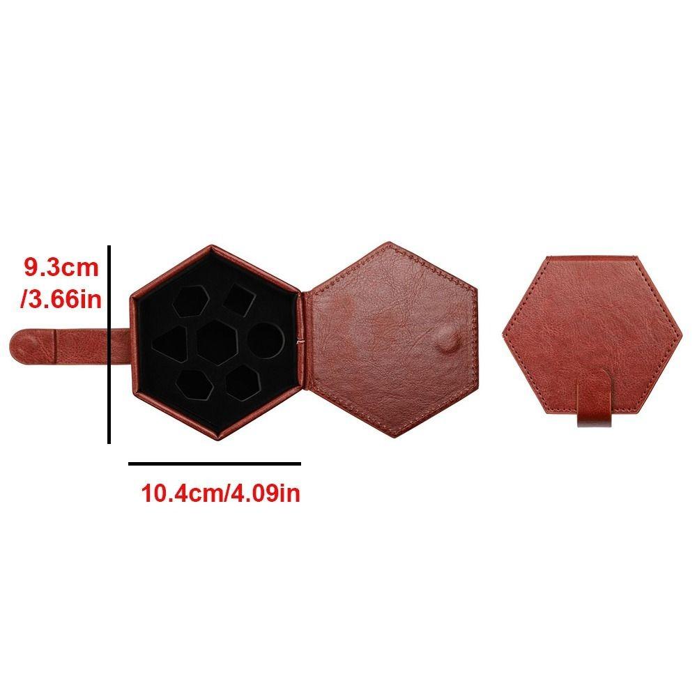 Tragbarer faltbarer Würfelturm mit Tasche Spezielles Design Würfelschale Praktische PU-Leder-Würfelbox für RPG Tabletop-Spiele
