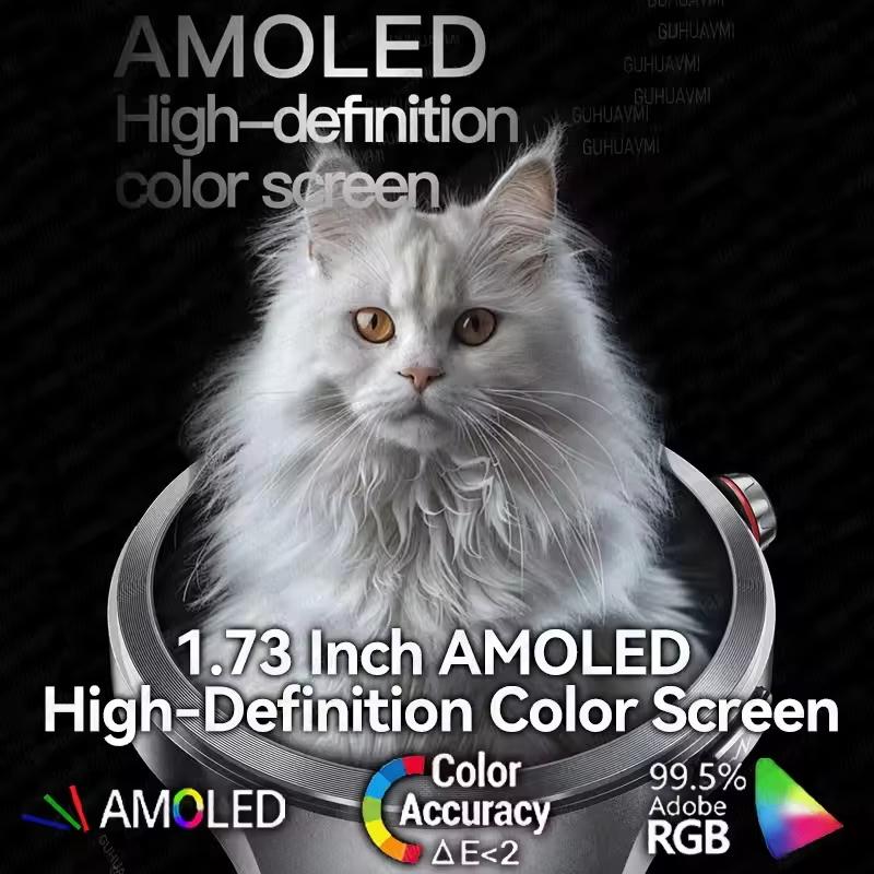 2025 Ny EKG+PPG Smartklokke Lipider Urinsyre Blodtrykk Helseklokke Menn NFC-tilgang 100+Sport HD Bluetooth Samtale Klokke Kvinner