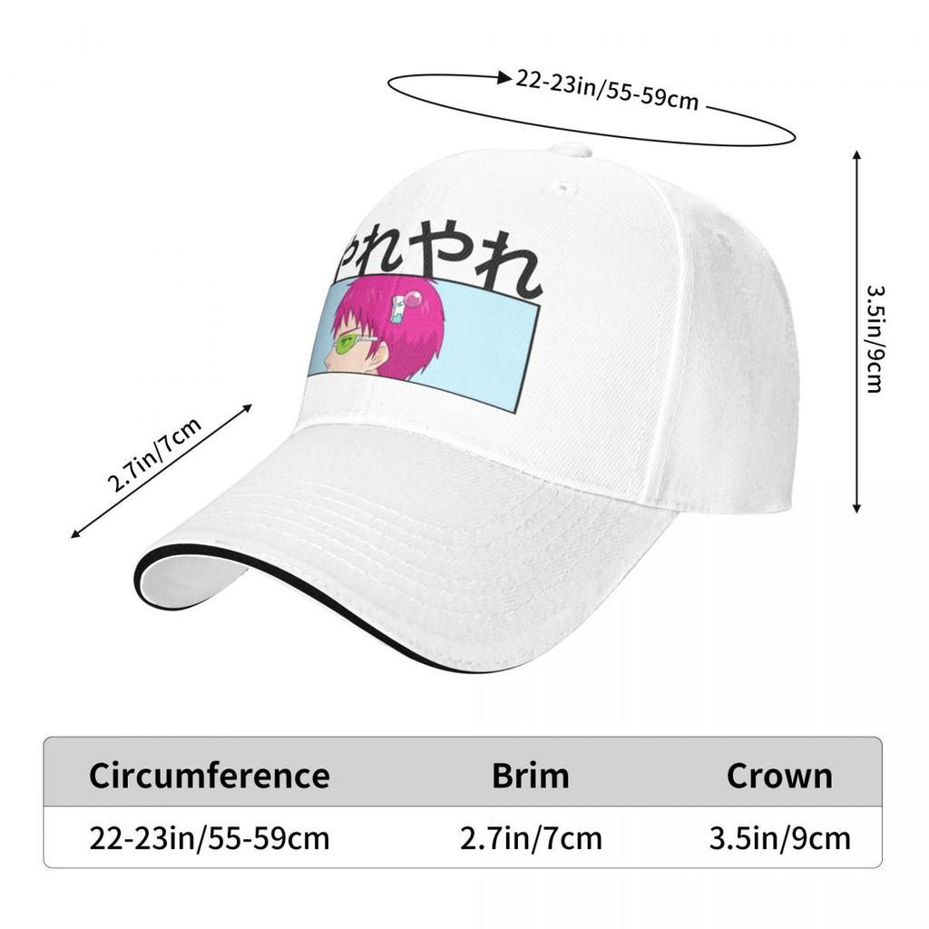 Baseball Caps Anime Saiki Kusuo The Disastrous Life Of Saiki K. Graphic Female Male Outdoor Spring Hats