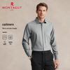 MONTAGUT Men's Cashmere Blend Long Sleeve Shirt