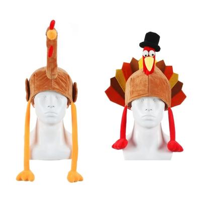 Fancy Costume Chicken Leg Hat Carnival Turkey Hat Cartoon Carnival Hat  Party