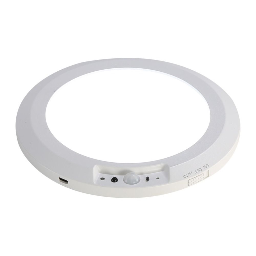 Round Motion Sensor Lights 3 Color LED Closet Lamp Practical Night Light  Stairs