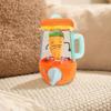 Fun Drawstring Rotating Plush Toy Carrot Blender Plush Toys Pull String Wind-up Carrot Juicer Plush Dolls Kids Birthday Gifts