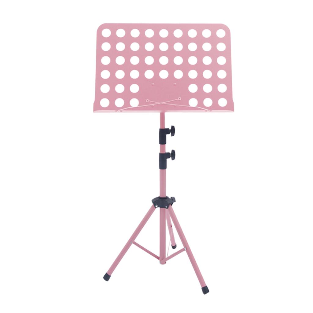 Portable Foldable Music Stand, IRIN One-Button Collapsible Tripod Design for Easy Transport & Storage, Compact Sheet Score Holde