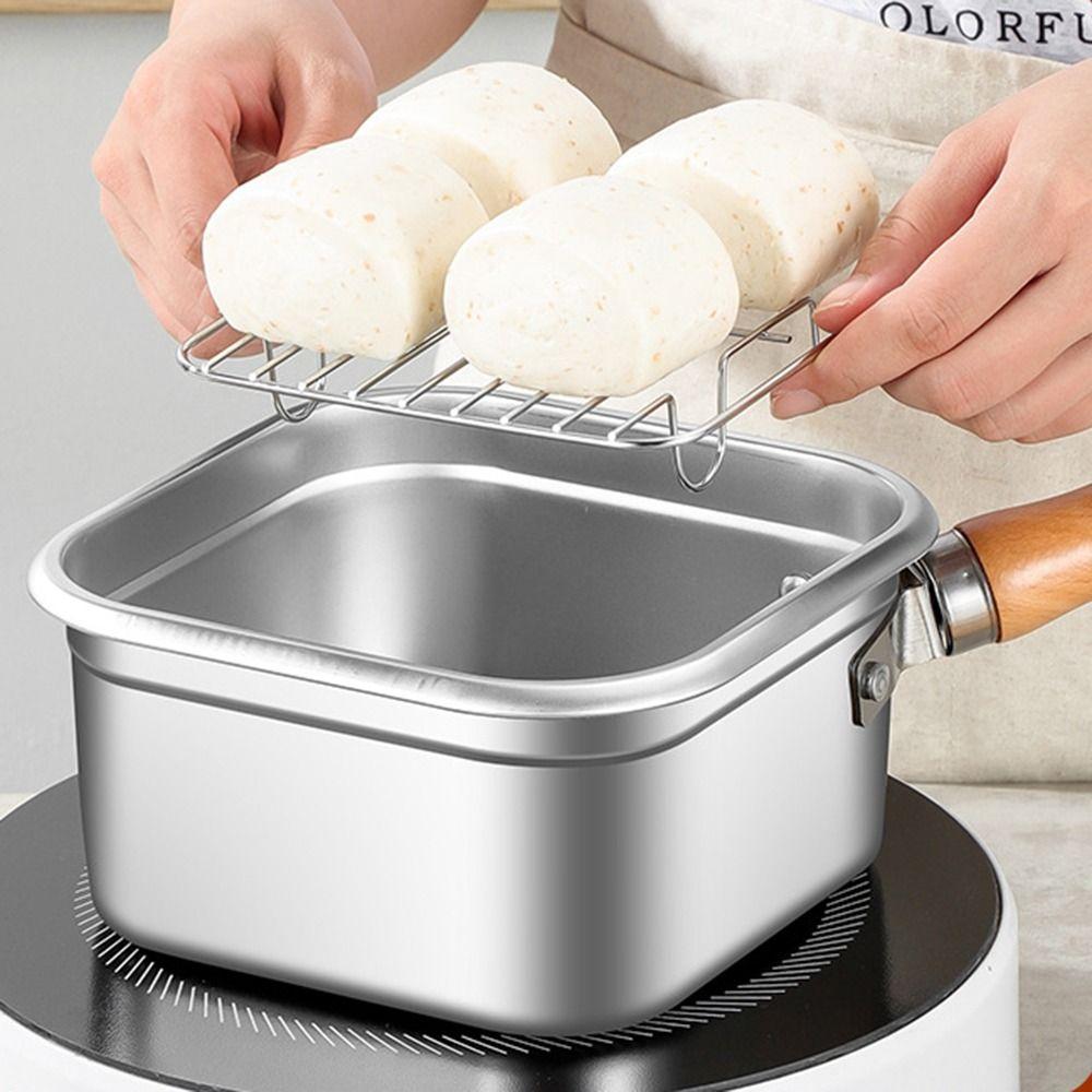 Stainless Steel French Fries Holder Nonstick Fryer Basket Multipurpose Deep Fryer Pot  Cookware
