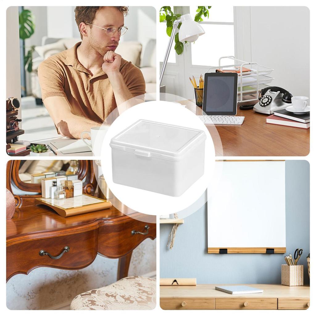 Kleiner Behälter mit Deckel Spielkartenetui Behälter Karteikartenbox Kleiner Abzeichenhalter Spielkartenspeicher Organisation zum Organisieren