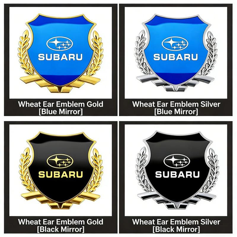 Metal Car Body Side Rear Tail Badge Sticker For Subaru Impreza Legacy Outback WRX STI BRZ XV Forester siu2