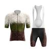 Summer Cycling Jersey Set 2023 Breathable MTB Bike Sportswear Men's Short Sleeve Bicycle Cycling Clothing Quick Dry Outdoor Riding Uniform