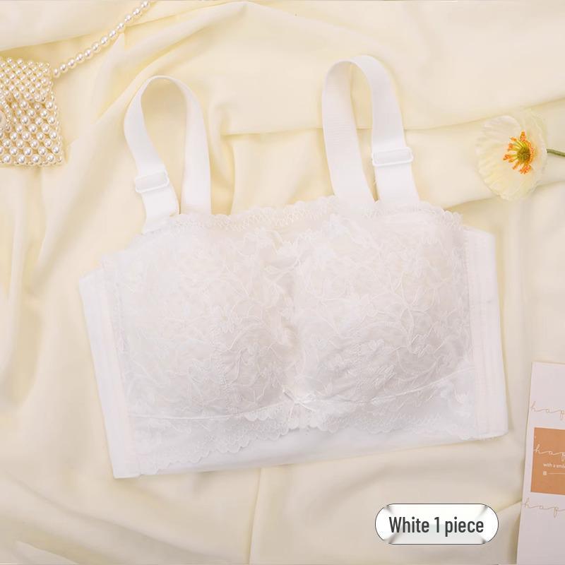 

Женский бюстгальтер-бандо без бретелей с полной чашкой - Минимизирующий, Легкий, Летний стиль 38/85 BCD белый