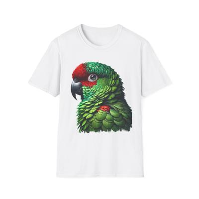 Parrot Graphic Tee, Bird Lover Gift, Colorful Animal Shirt, Tropical Bird Tee,