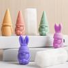 Casting Molds 3D Dwarf Series Silicone Mould Easters Candle Molds Plasters Molds Ornament Molds for Home Decoration