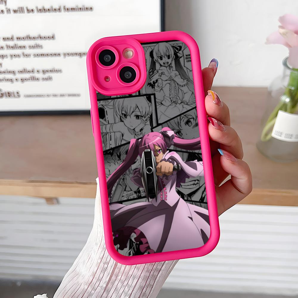 

Akame Ga Kill Mine Phone Case for iPhone 17 16 15 14 13 12 11 Air Pro Max Plus Red Soft TPU Shockproof Cover iPhone 12 Pro Max