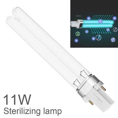 G23/2G7 UVC-Lampe 11 W 253,7 nm Wasser-Luft-Desinfektion Reinigung Sterilisator H-förmiges Rohr