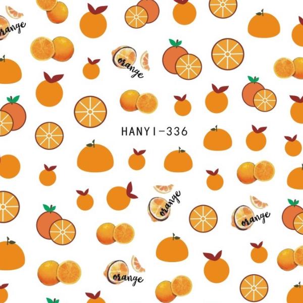 1 list Fruits 3D samolepky na nehty Medúzy Samolepící obtisky Příslušenství Manikúra Gel Polish Tipy Dekorace