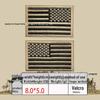 Embroidered Velcro US Flag Patch - Multicolor Stars and Stripes (Left & Right)