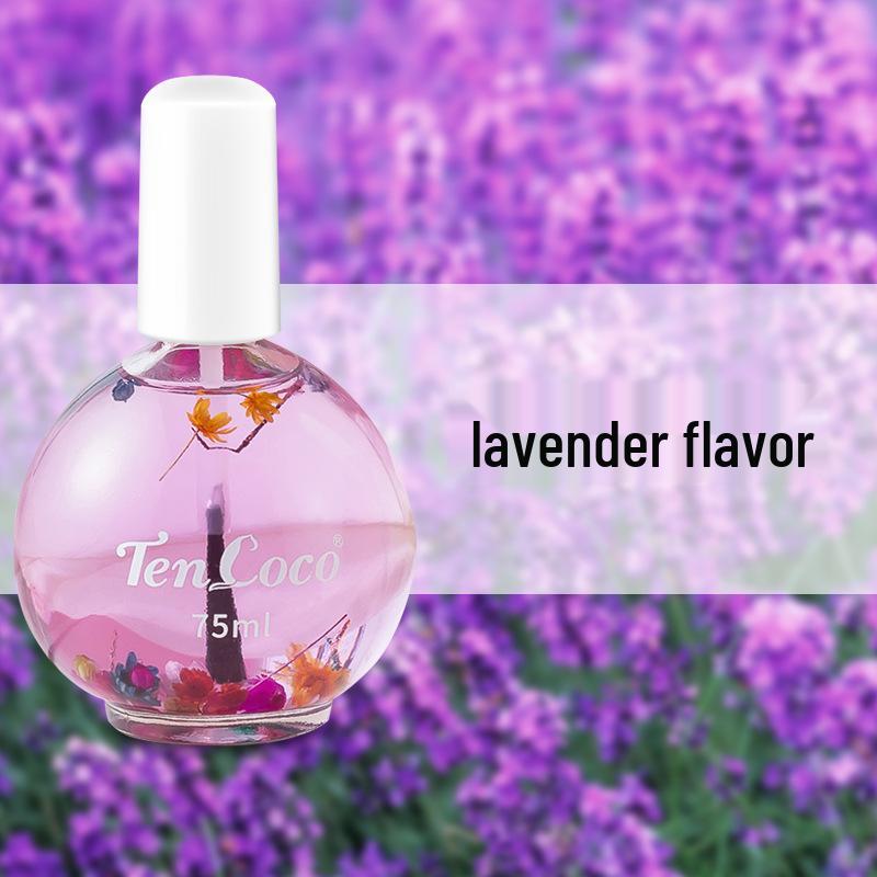 75ml Plant Dried Flower Scented Cuticle Oil - Anti-Hangnail Nail Protector
