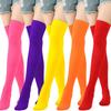 Solid And Patterned Long Socks High-quality Polyester Material Suitable For All Genders One Size Fits All