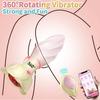 Crystal Diamond Vibrációs Fenékdugó Klitorális Stimulátor Felnőtt Erotika 10 Forgatási móddal APP és Távirányítós Vibrátor Felnőtt Játékok