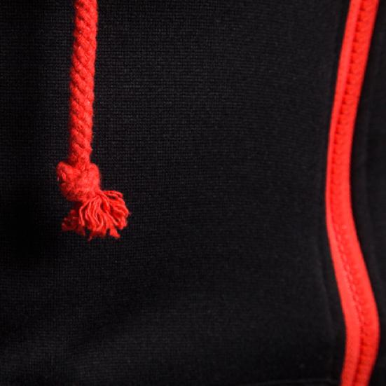 Contrast Colors Hoodie Coat Cardigan Thick Casual Long Sleeve Zipper Men Coat for Daily Wear