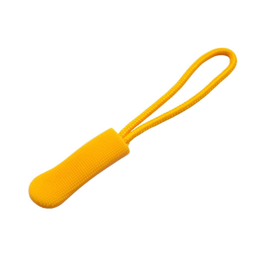 Colored PVC Zipper Pull Rope with Removable Drawstring and Rubber Pull Tab for Bags and Luggage