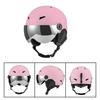 Unisex Ski Helmet With Integrated Goggles Snowboarding Winter Sports Safety Gear
