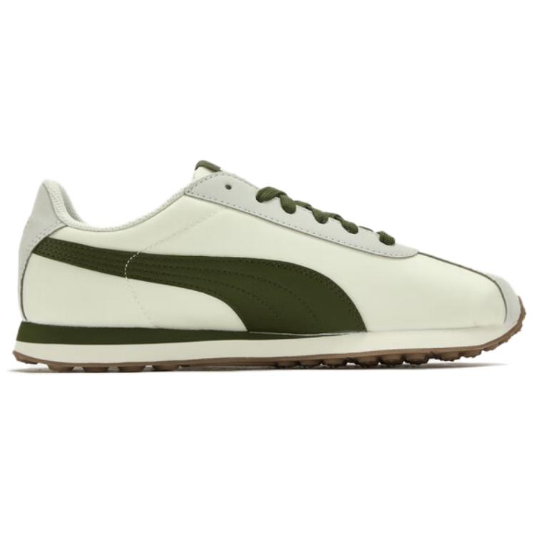 Puma Turin NL Fabric Synthetic Leather Retro Fashion Durable Low Top Casual Shoes Unisex Casual Shoes Light-Green 362167-18