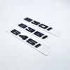 New Font Numbers Letters 630i 635i 640i 645i 650i Top ABS Emblem for BMW 6 Series Car Trunk Nameplate Logo Sticker Black Chrome