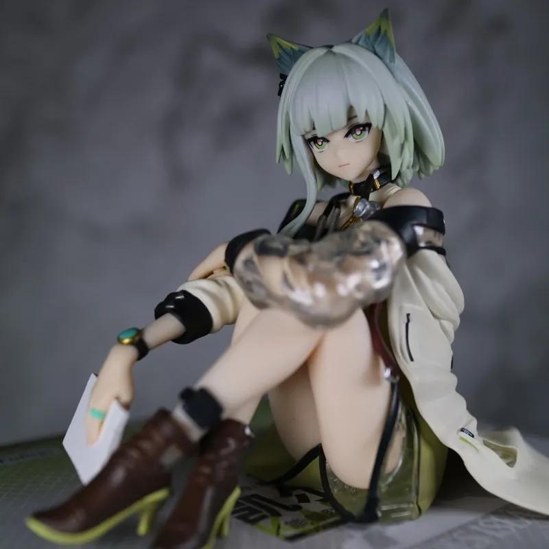 Arknights Kal'tsit Anime Figur Ornament Computergehäuse Dekoration Sitzende Nudelstopper Puppe Junge Spielzeug Überraschungsgeschenk Sammlerstück
