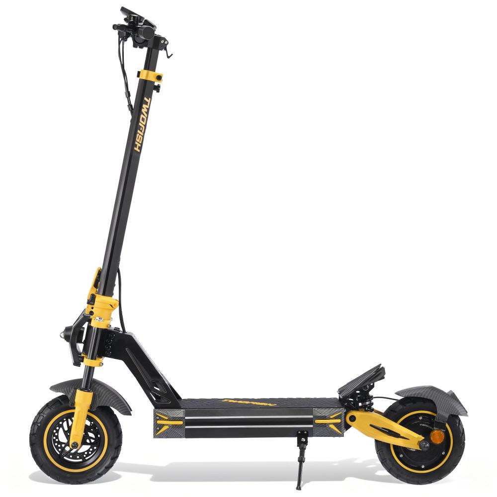 TWOFISH V2 MAX Dospelácka Elektrická Kolobežka 800W Motor 48V 20AH Batéria Maximálne Zaťaženie 120KG Terénna Off-Road Commuting E-Kolobežka