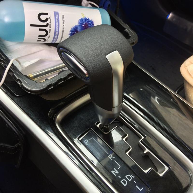 Gear Shift Knob For Mitsubishi OUTLANDER ASX EX  L200 2022 Car Automatic Leather Stick Gear Shift Lever Head Gearbox