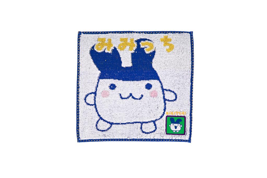 Marushin Tamagotchi Mimichi Cute Character Bandai Mini Cotton Towel 6765014200 Handkerchief, Anime, Towel, Towel, Handkerchief,