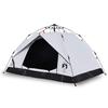 Dome Camping Tent for 2 Persons White Blackout Quick Release