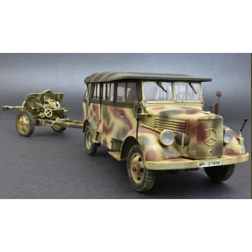 Miniart 1/35 German Kfz.70 & 7.62cm F.K.39 (r) Plastic Model Kit MA35189