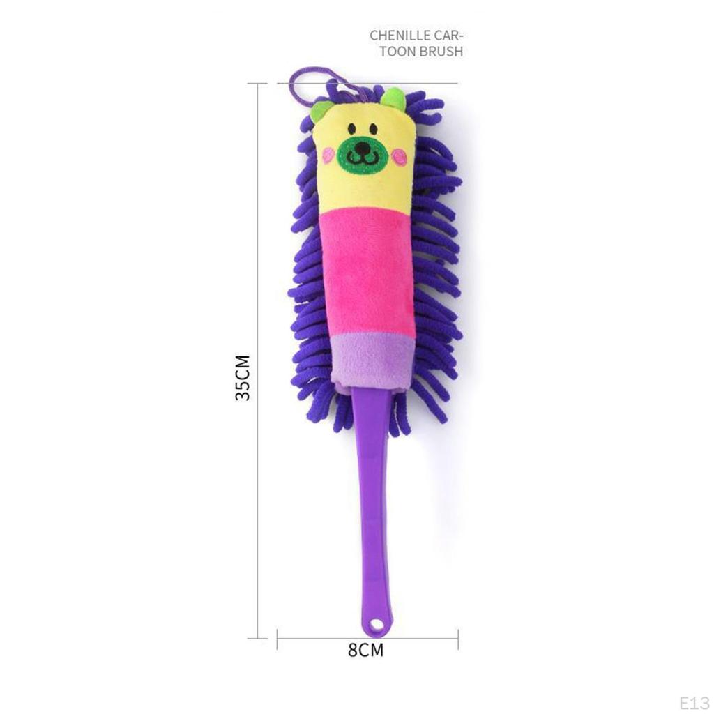 Microfiber Duster Brush Dust Cleaner Cute Detachable Head Hand Kids Toy