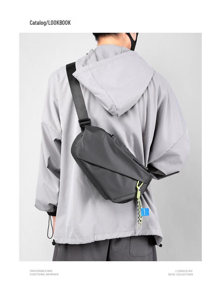 Men's Casual Commuter Crossbody Bag - Chest, Messenger, Cycling, Motorcycle & Sports Backpack