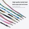 Elastic Shoelaces for Sneakers Flat Shoe Laces Outdoor Leisure Shoelace Quick Safety Kids and Adult Unisex Shoestrings 1 Pair