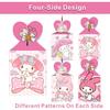 ARHAVI 12pcs My Melody Party Favor Gift Boxes, My Melody and Kuromi Birthday Party Supplies for Kids Party Decorations