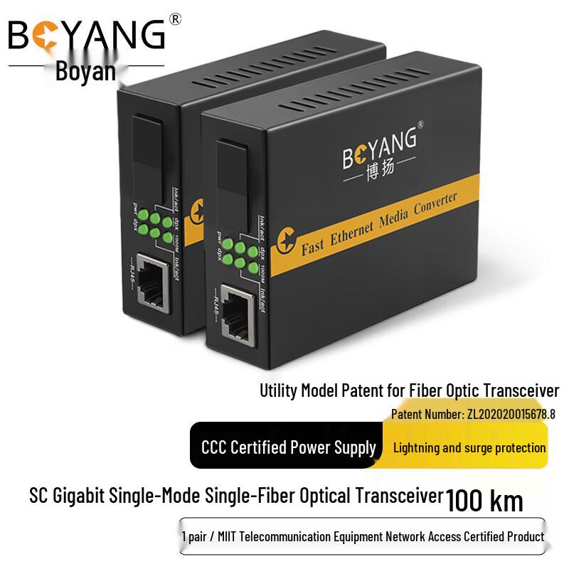 BOYANG Telecom-Grade Fiber Optic Transceiver