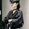 Womens Short Baseball Jacket 2026 Fall Casual Zip-Up Outerwear In Acrylic Loose Fit Multiple Colors