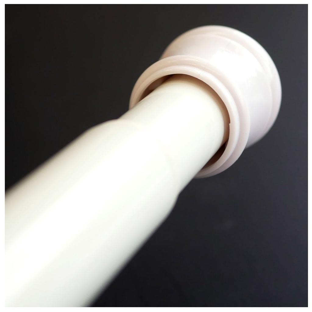 TOSO Curtain Parts Tension Pole Large Set, White, 2.00m, 405810