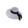 New Fashion Summer Women's Sun Protection Elegant Black Bow Accessories Versatile Casual Hat Sun Hat