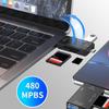 6 IN 1 USB/Micro USB/Type C To SD TF Card Adapter 480Mbps OTG SD/TF Card Reader USB 3.0 USB C Card Reader Laptop PC Accessories