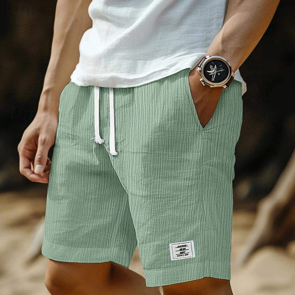 Men's Skin,friendly Breathable Drawstring Loose Jogging Casual Five Minute Shorts