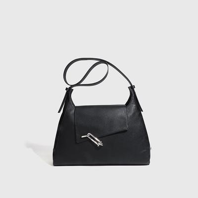 Large Tote Bag Women'S Soft Cow Leather Bag Light Luxury Niche High-End Single Shoulder Underarm Bag Messenger Bag Hobo Bag