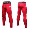 Men Running Compression Pants Quick Dry Elastic Waist Sports Tights Leggings