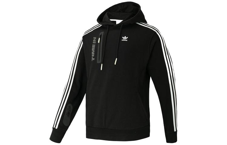 Adidas Originals Sweatshirts Men s Black Hooded Moderate Regular GP2313 S