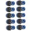 10Pcs Blue LED Signal Light AD16‑22DS High Brightness LED Indicator for Equipment