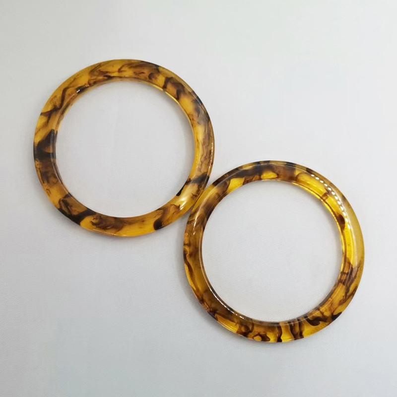 

1 шт. Кошелек Ручка из смолы Круглая ручка Замена Женская сумка-мессенджер Сумка через плечо DIY Поделки