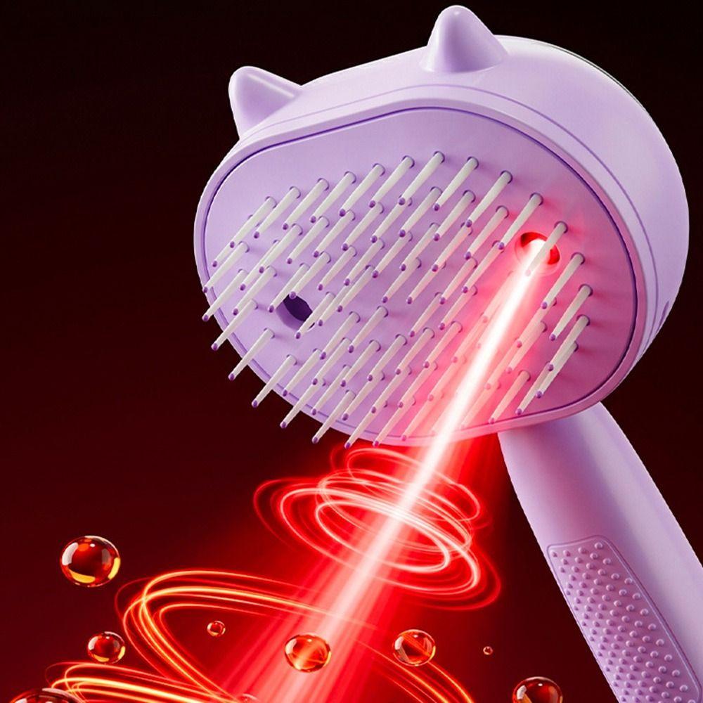 Spazzola Massaggiante Ricaricabile per Cuoio Capelluto con Funzione Spray Pettine per la Cura dei Capelli Nuova Spazzola Elettrica a Vapore