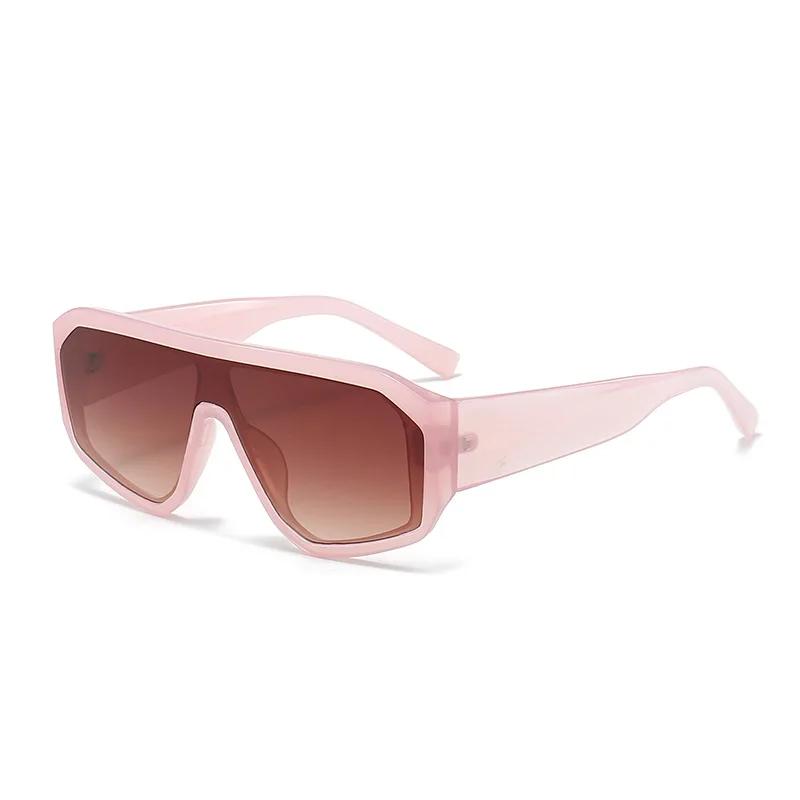 New Oversized Frame Joined Body Square Sunglasses Women's Designer Fashion Sun Glasses Women Outdoor Sports Eyewear UV400